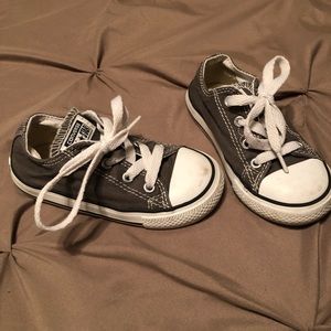 Toddler size 8 gray Converse